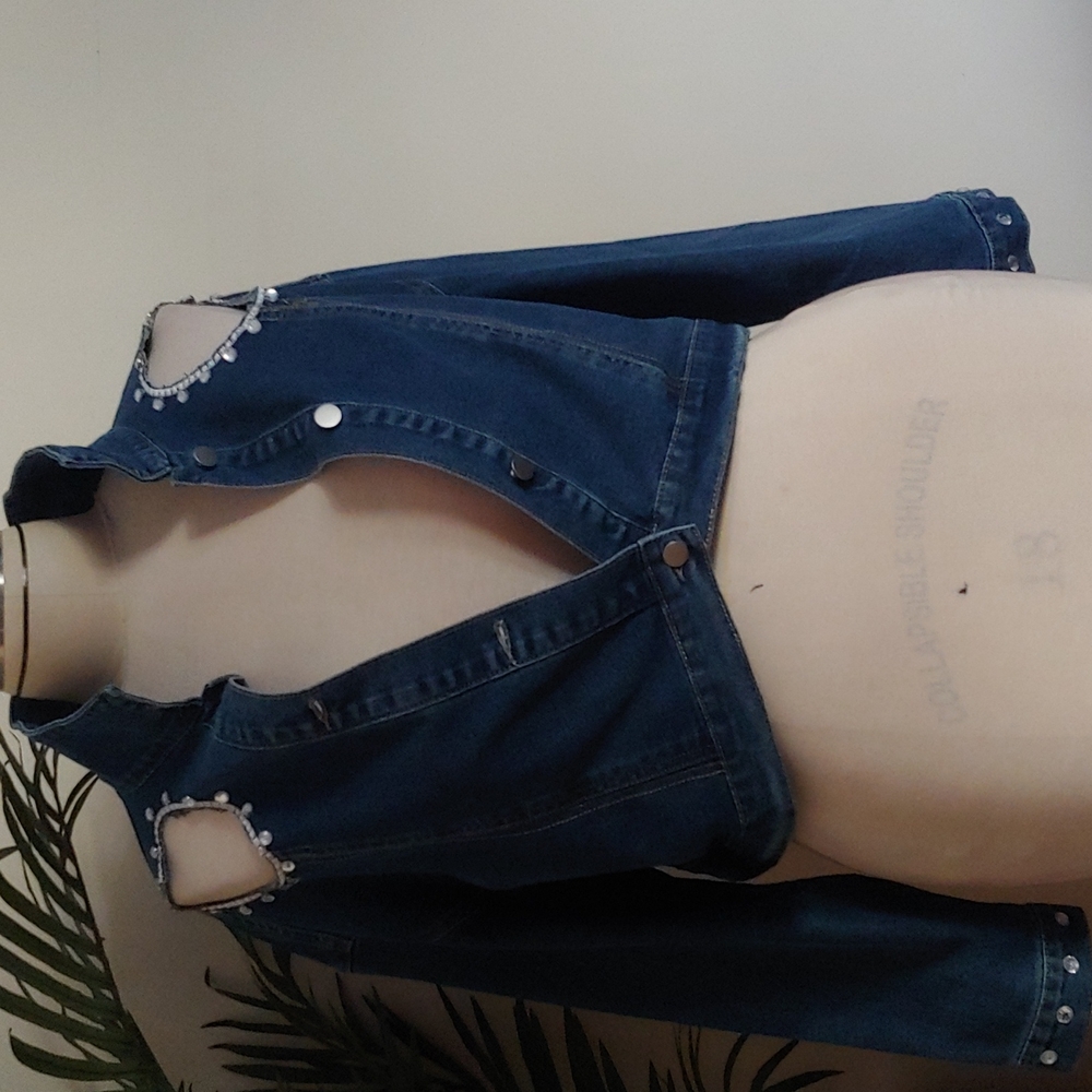 MYWAY FASHION JEAN JACKET NEW W/ WO TAGS